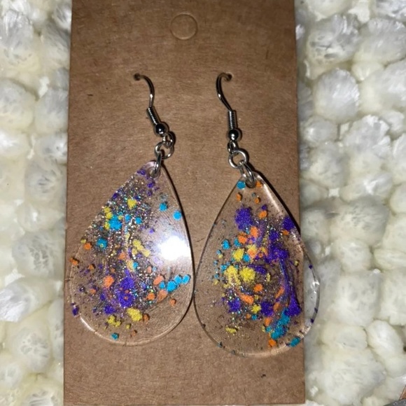 Handmade drop earrings - Picture 6 of 6
